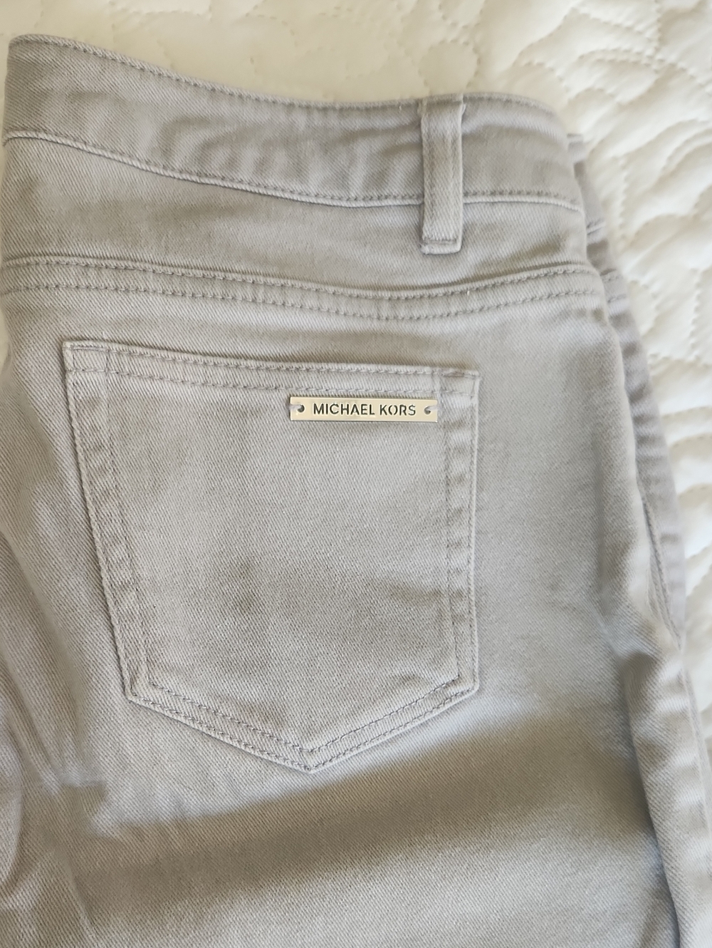 Michael Kors Women's Skinny Jeans in Light Gray
